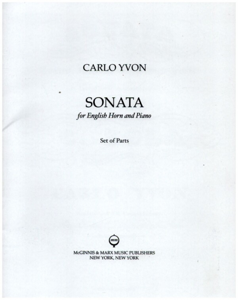Sonata for English horn and piano