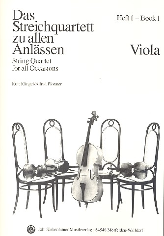 Das Streichquartett zu allen Anlässen Band 1 für Streichquartett