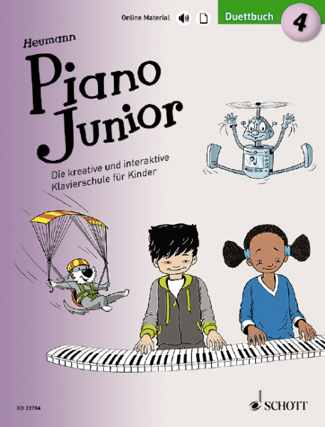 Piano junior - Duettbuch Band 4 (+Online-Material)