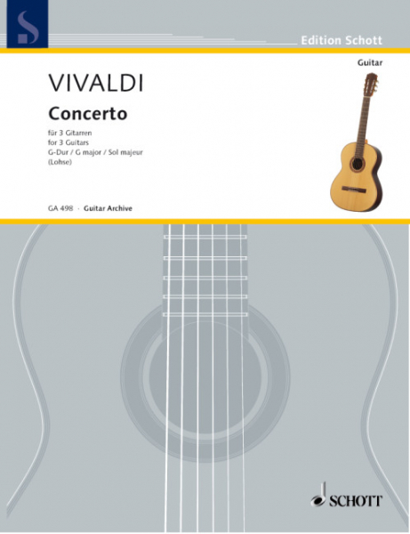 Konzert G-Dur RV352 für 3 Gitarren