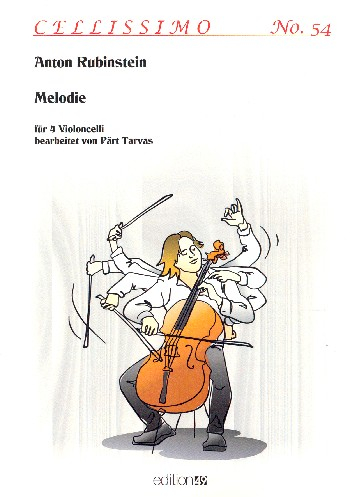 Melodie in F für 4 Violoncelli