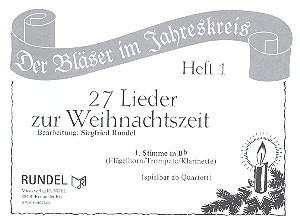 27 Lieder zur Weihnachtszeit Band 1 für 4 Bläser (Ensemble)
