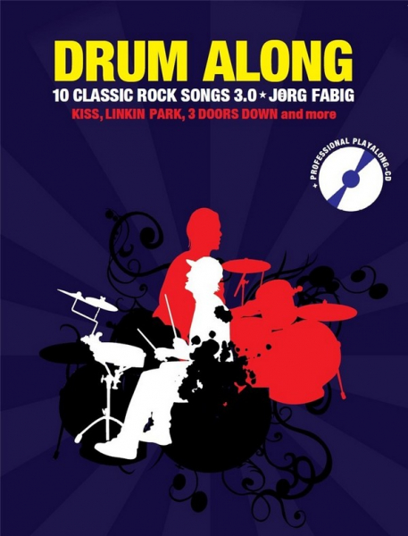Spielband für Schlagzeug Drum along - 10 Classic Rock Songs 3.0