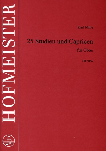 25 Studien und Capricen für Oboe