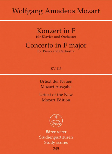 Konzert F-Dur KV413 für Klavier und Orchester