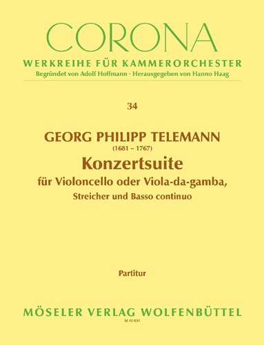 Konzertsuite TWV55:d6 für Violoncello (Viola da gamba) und Streichorchester