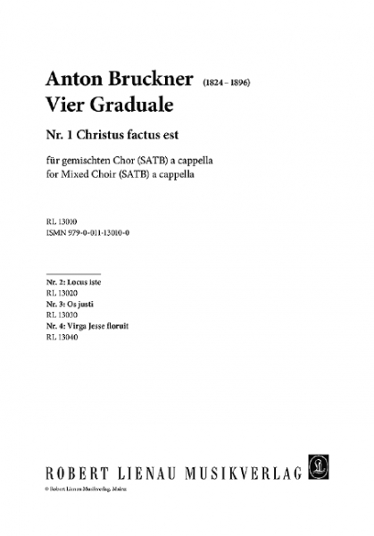 Christus factus est für gem Chor a cappella