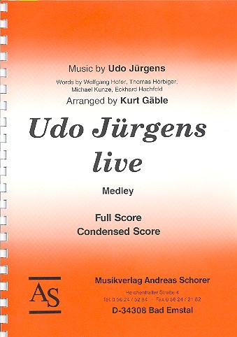 Udo Jürgens Live - Medley für Blasorchester