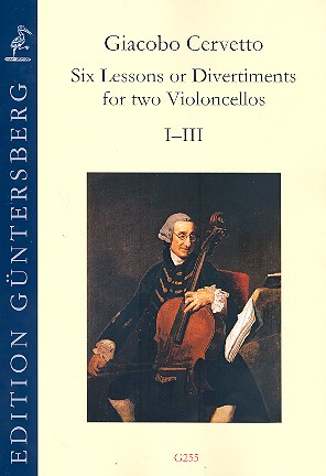 6 Lessons op.4 vol.1 (nos.1-3) for 2 violoncellos