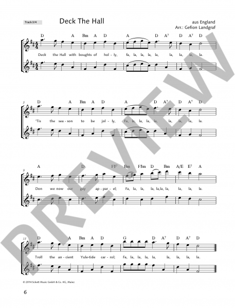 Weihnachtsliederbuch für Querflöte Das fröhliche Weihnachtsliederheft