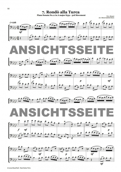 Traditionelle Duette Brass Trail Duet Series Vol. 2