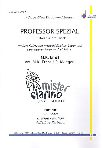 Professor Spezial für Flöte, Oboe, Klarinette und Fagott