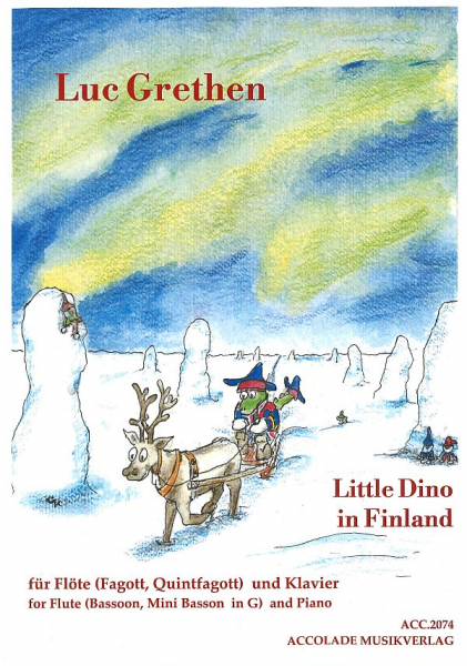 Little Dino in Finland für Flöte (Fagott, Quintfagott) und Klavier