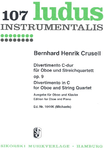 Divertimento C-Dur op.9 für Oboe und Streichquartett