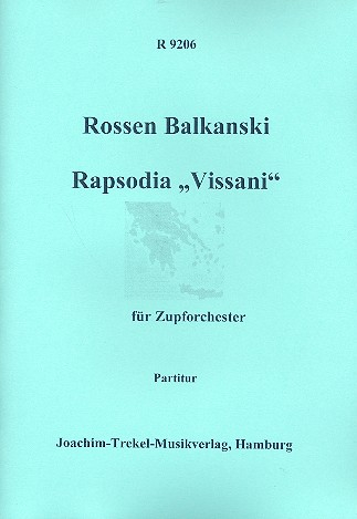 Rapsodia Vissani für Zupforchester