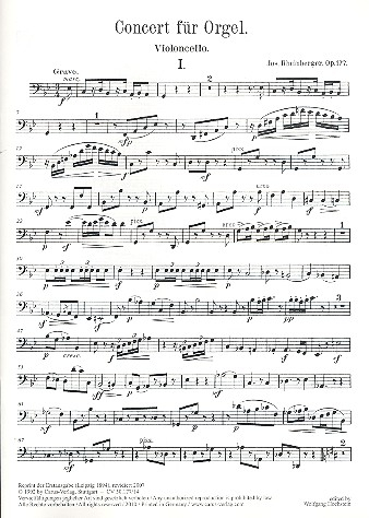 Konzert g-Moll Nr.2 op.177 für Orgel und Orchester