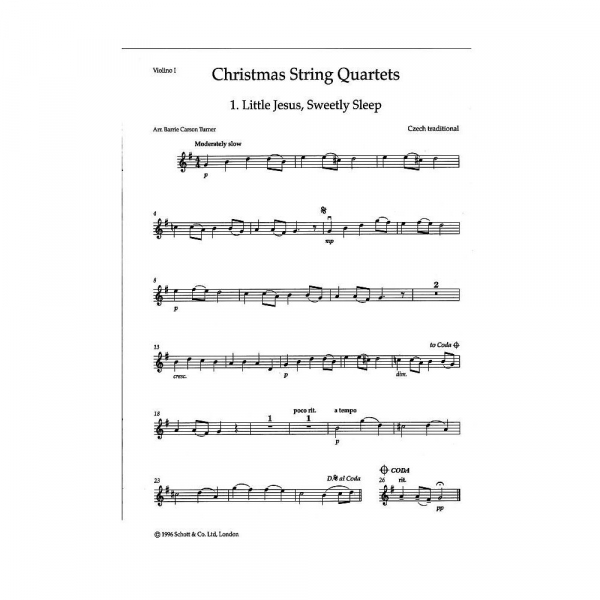 Streichquartett Christmas Quartets