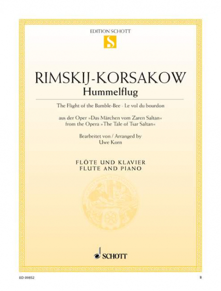 Hummelflug für Flöte und Klavier
