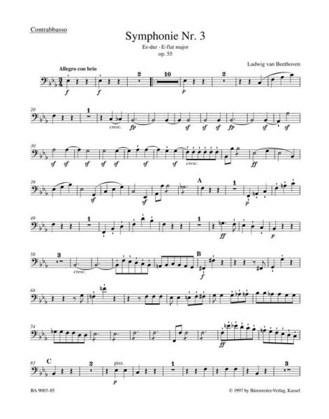 Sinfonie Es-Dur Nr.3 op.55 für Orchester