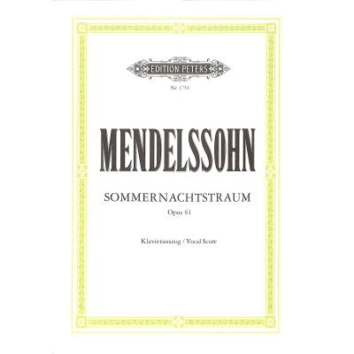 Klavierauszug Ein Sommernachtstraum op.61