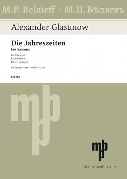 Die Jahreszeiten op.67 (Ballett) für Orchester