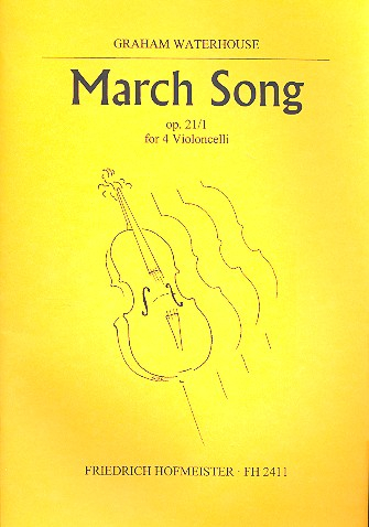 March Song op.21,1 für 4 Violoncelli