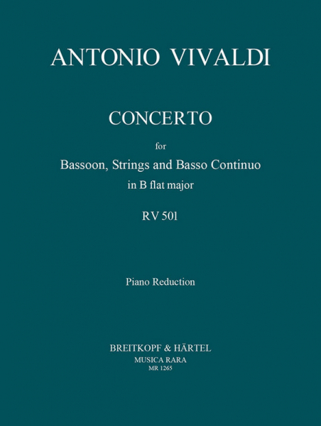 Konzert B-Dur RV501 für Fagott, Streicher und Bc