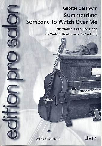 2 Stücke für Violine, Violoncello und Klavier (Violine 2, Kontrabass, C- und B-Stimme ad lib)