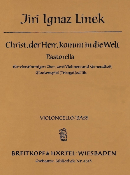 Christ der Herr kommt in die Welt für gem Chor und Orchester