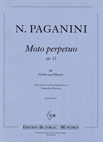 Moto perpetuo op.11 für Violine und Klavier