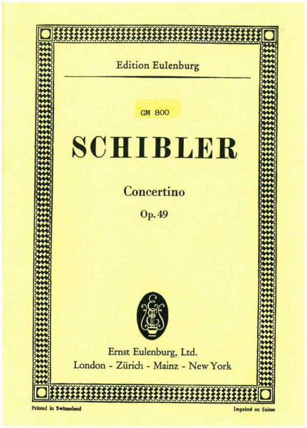 Concertino op.49 für Klarinette und Streichorchester