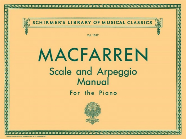 Scale and Arpeggio Manual for piano