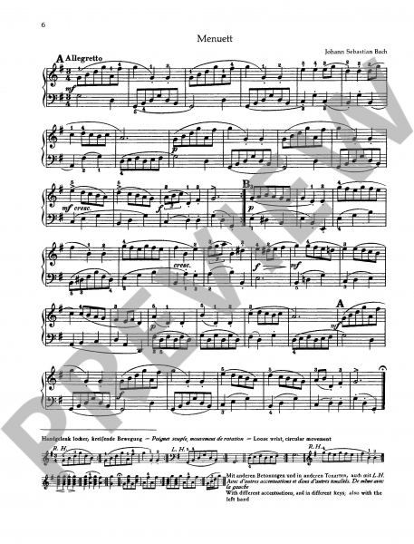 Sammelband für Klavier Von Bach bis Beethoven Band 1