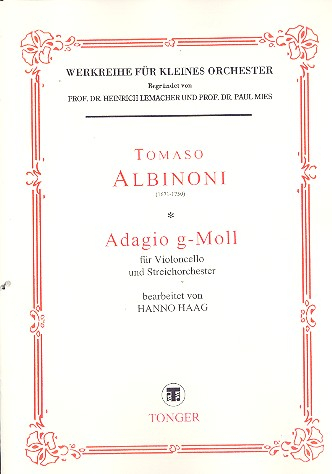 Adagio g-Moll : für Violoncello und