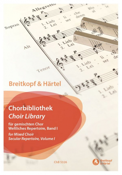 Breitkopf und Härtel Chorbibliothek - Weltliches Repertoire Band 1 für gem Chor a cappella