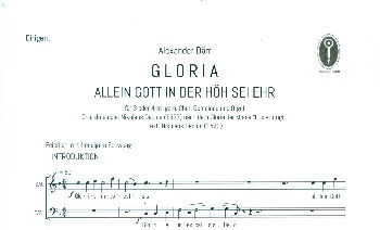 Gloria für gem Chor (SAM/SATB), Gemeinde und Orgel