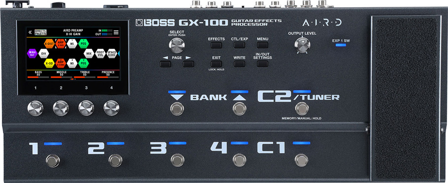 BOSS (Electronics) GX-100 (E-Gitarre), Effektpedal, Schwarz - Image 4