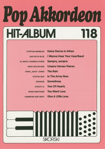 Pop Akkordeon Hit-Album Band 118
