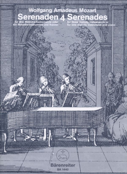 Serenade C-Dur Nr.4-5 nach KV439b für 3 Melodie-Instrumente