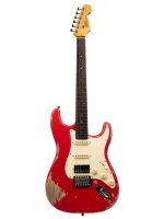 Vorschau: E- Gitarre Vorschau: E- Gitarre Henry's Snake ST-1 Relic Cobra-Red RETOURE