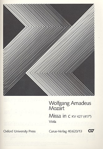 Missa c-Moll KV427 für Soli, Chor und Orchester