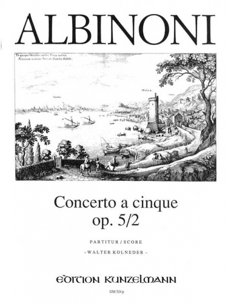 Concerto a cinque F-Dur op.5,2 für Violine und Streichorchester