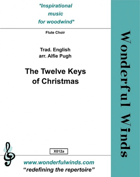 The Twelve Keys of Christmas for flute choir