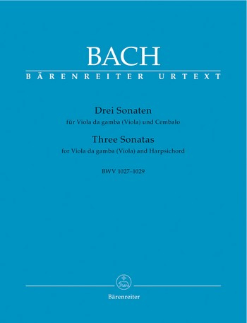 Sonaten für Viola Bach 3 Sonaten