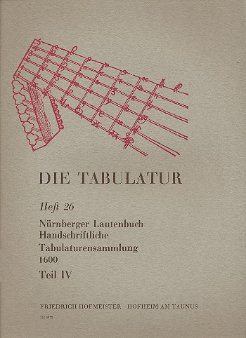 Nürnberger Lautenbuch Band 4