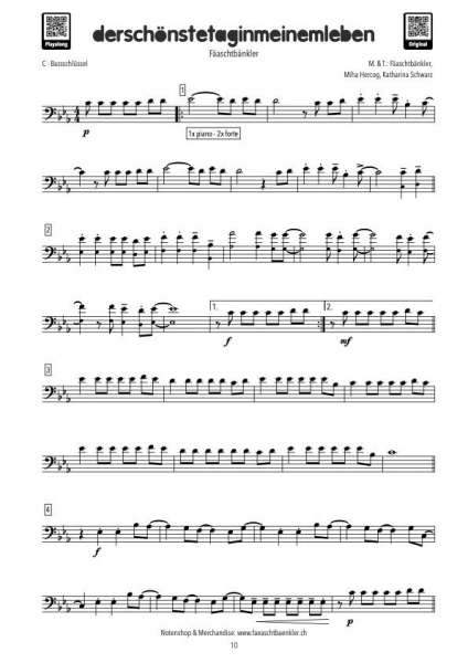 Spielband in C Playalong Band 5 - Fäaschtbänkler