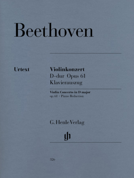 Spielbuch für Violine Konzert D-Dur Op 61