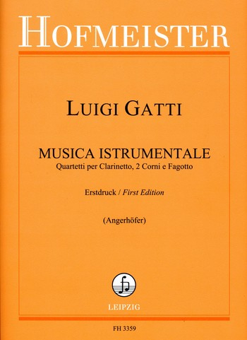 Musica instrumentale für Klarinette, 2 Hörner und Fagott