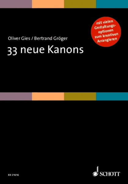 Chorpartitur 33 neue Kanons