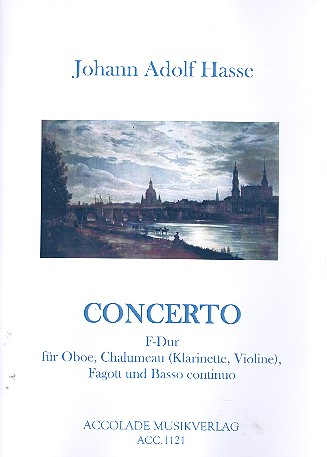 Concerto F-Dur für Oboe, Chalumeau (Klarinette, Violine), Fagott und Bc